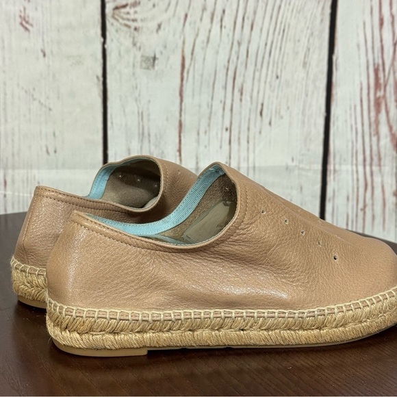 Rag & Bone New York Tan Slouchy Leather & Espadrilles Loafer Flat women’s 7 EUC - Picture 4 of 16